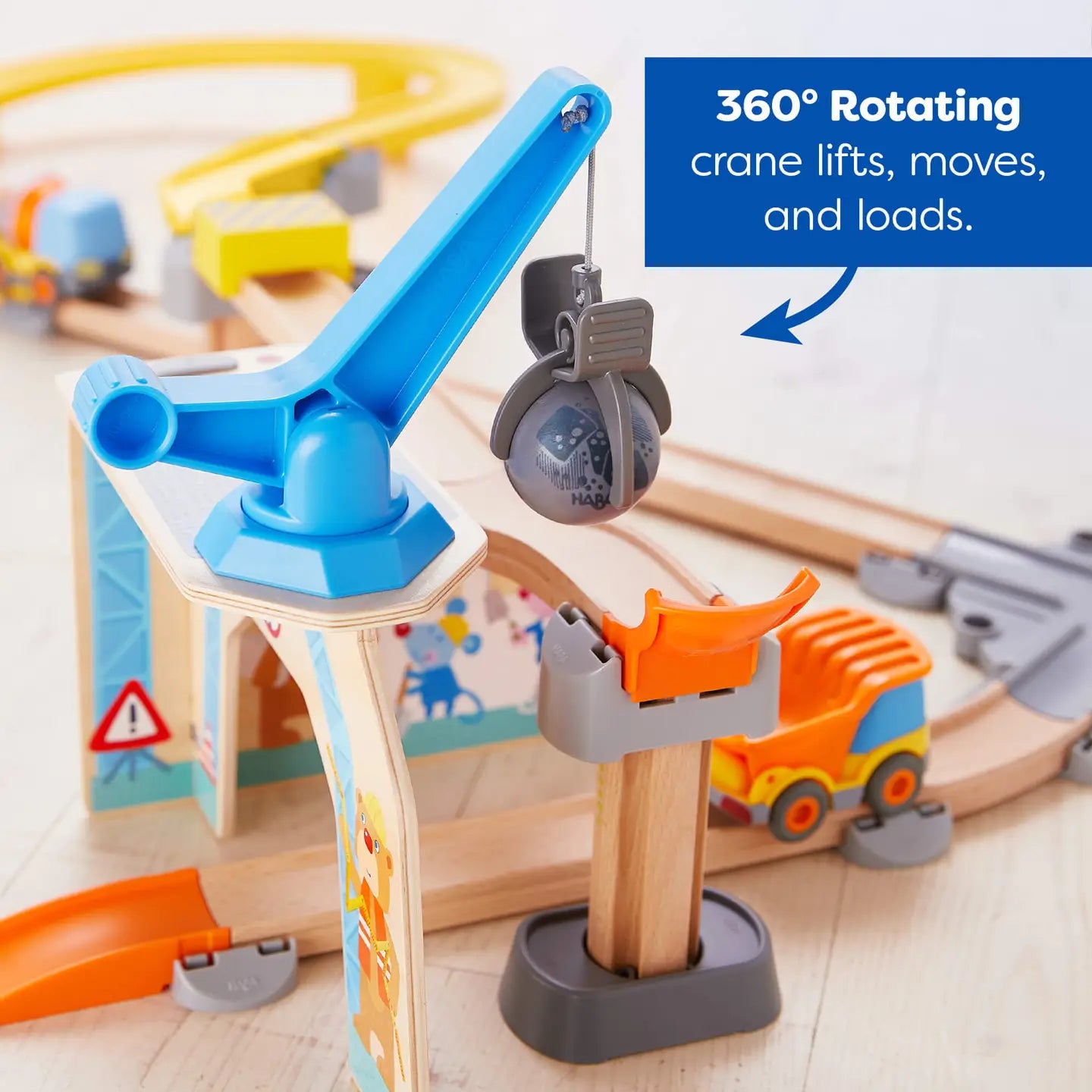 HABA KULLERBÜ CONSTRUCTION ZONE PLAY TRACK SET - Little-ish