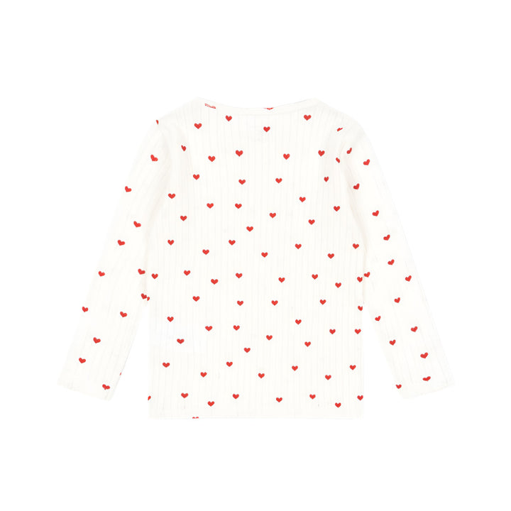MINI HEARTS SHIRT GOTS