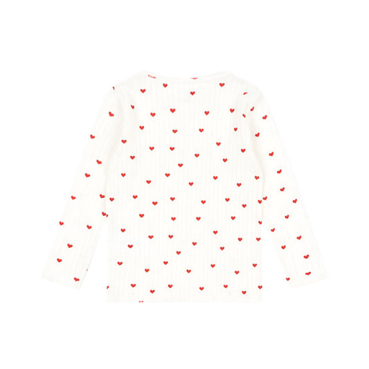 MINI HEARTS SHIRT GOTS