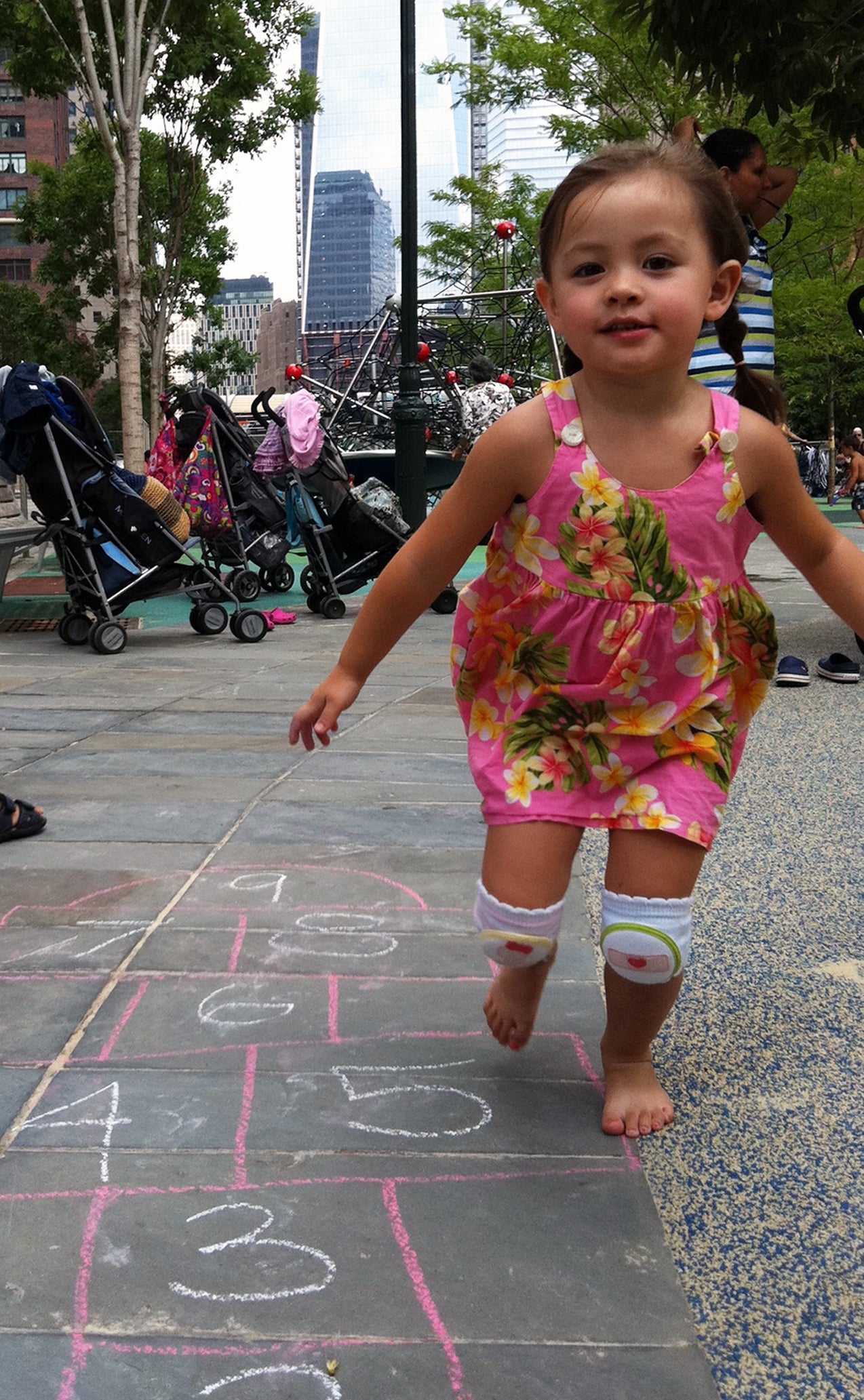 CRAWLINGS KNEE PADS - BLUE BANDAGE - Little-ish