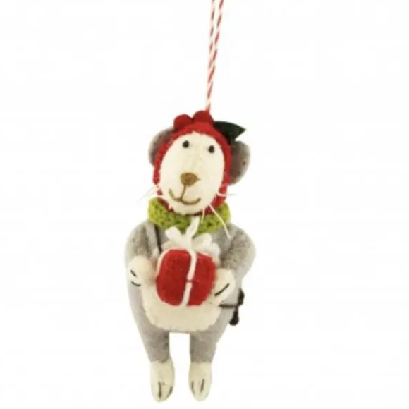 MOUSE WITH PRESENT - Little-ish