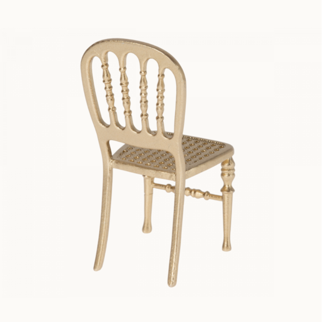 MAILEG MOUSE GOLD CHAIR - Little-ish