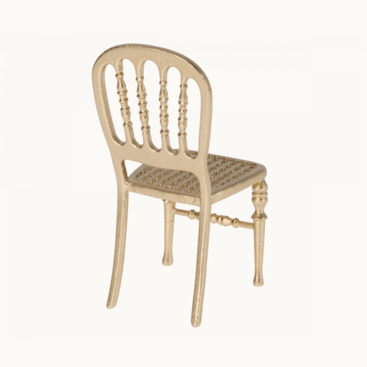 MAILEG MOUSE GOLD CHAIR
