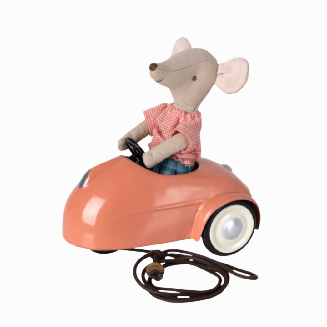 MOUSE CAR -CORAL - Little-ish