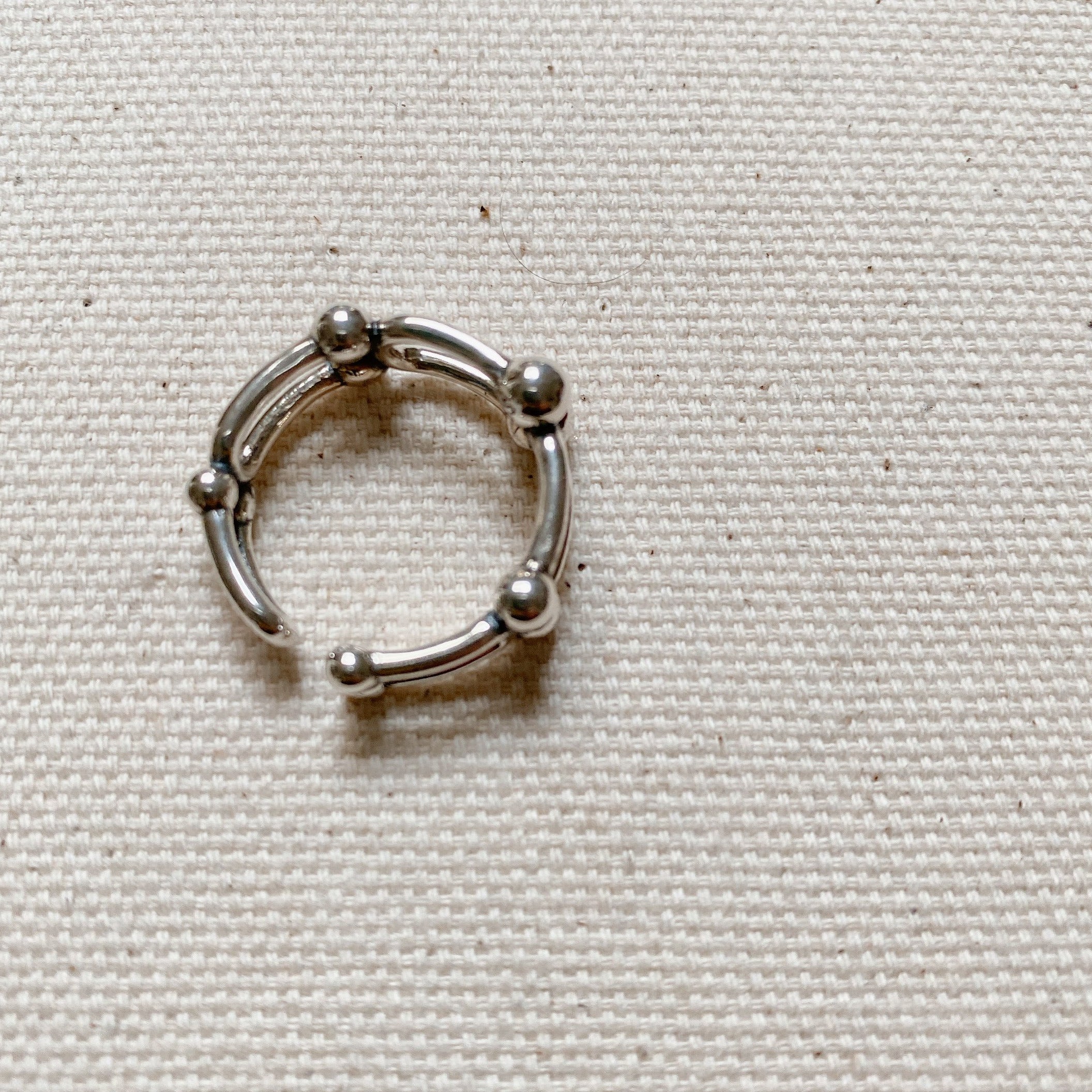 SILVER DOUBLE KNOT RING - Little-ish