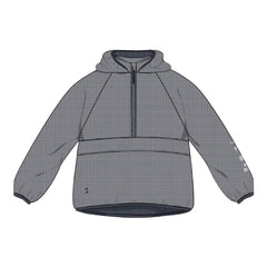 LIGHTWEIGHT GINGHAM WINDBREAKER SHELL