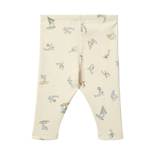 SILAS SHARK BABY LEGINGS