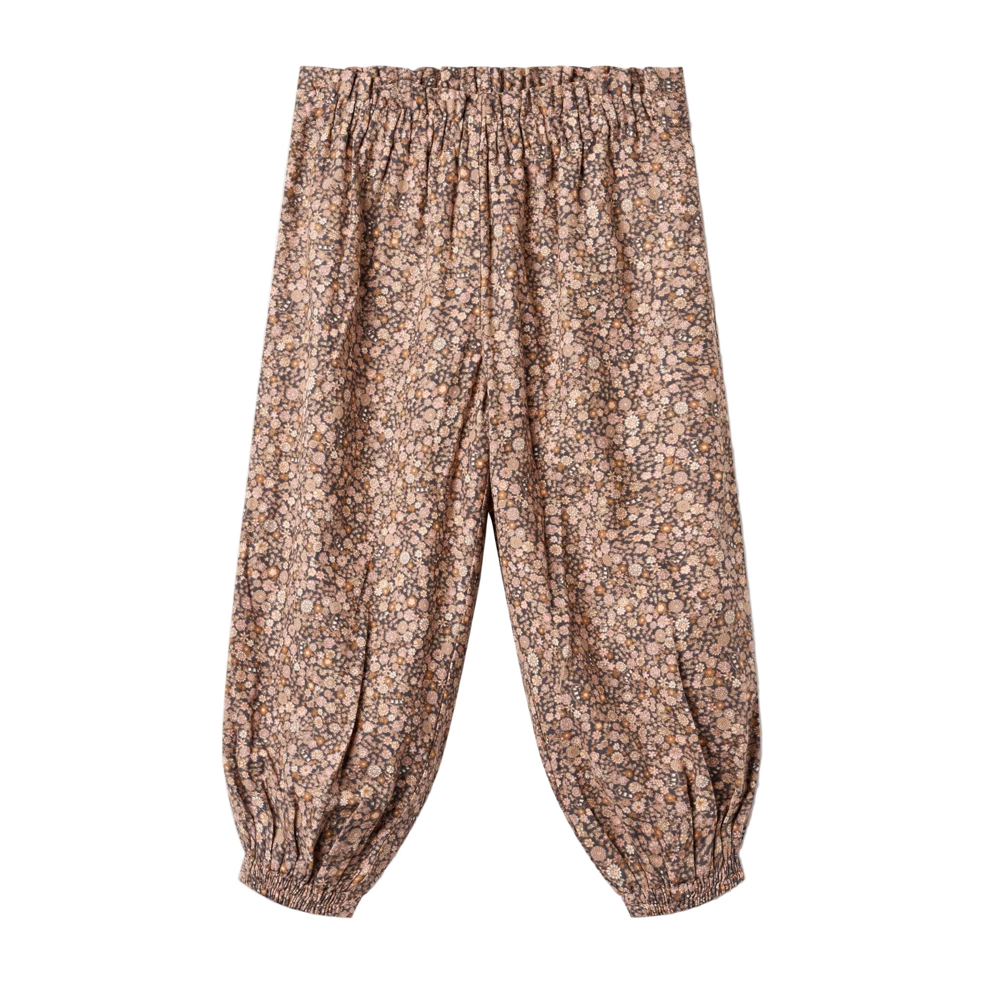 Floral-patterned pants on a white background - Little-ish