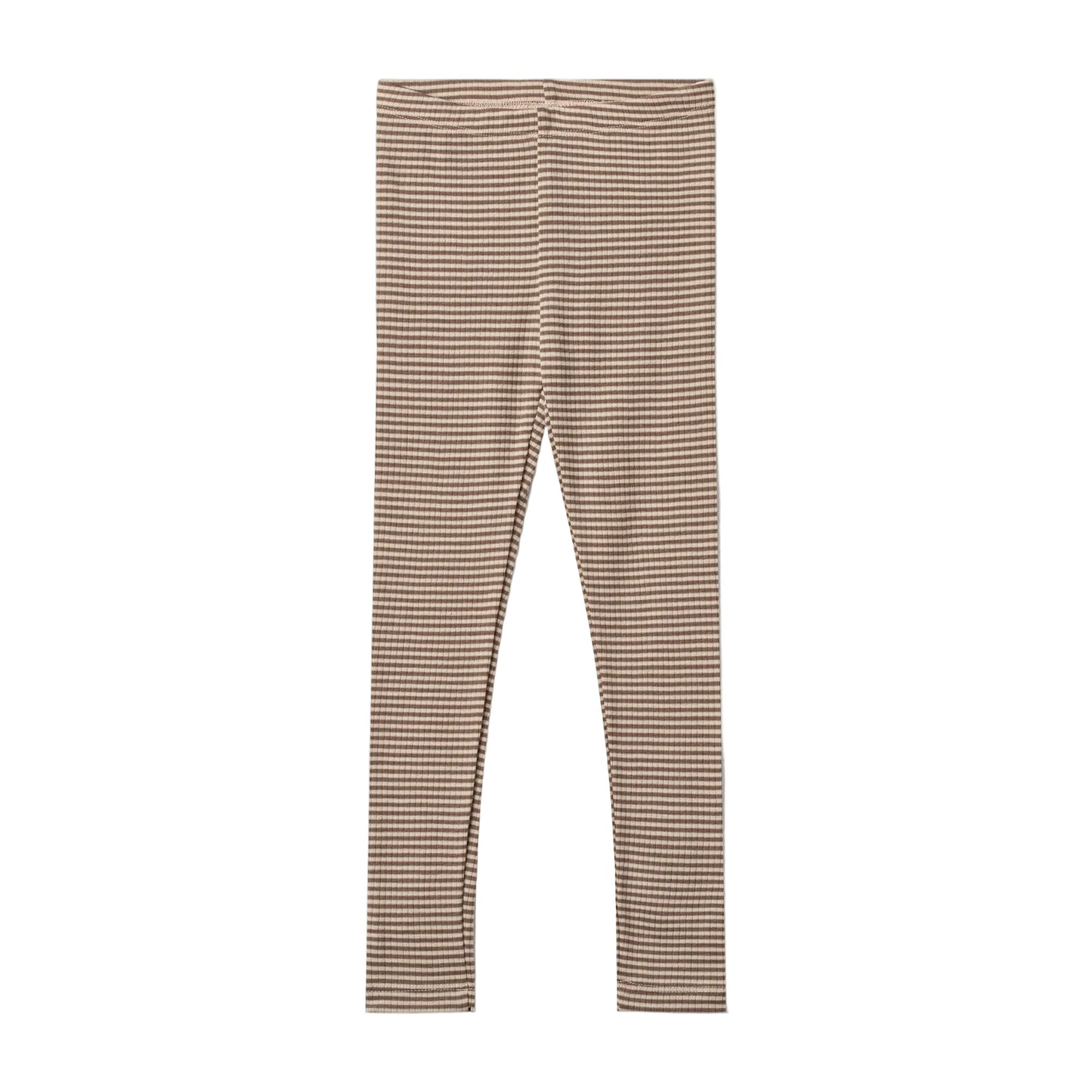 Striped leggings on a white background