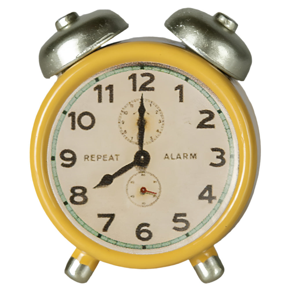 MAILEG MOUSE ALARM CLOCK - YELLOW - Little-ish