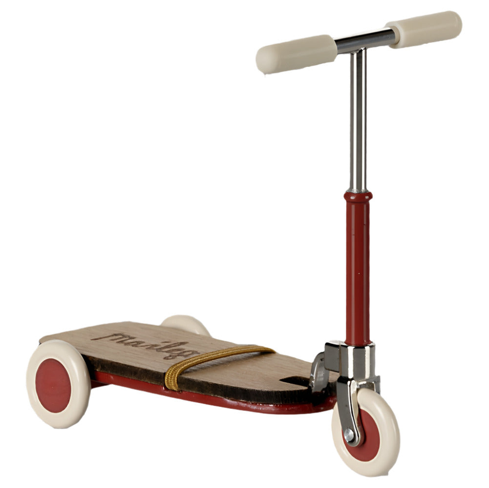 MAILEG MOUSE KICKBOARD MOUSE - RED - Little-ish