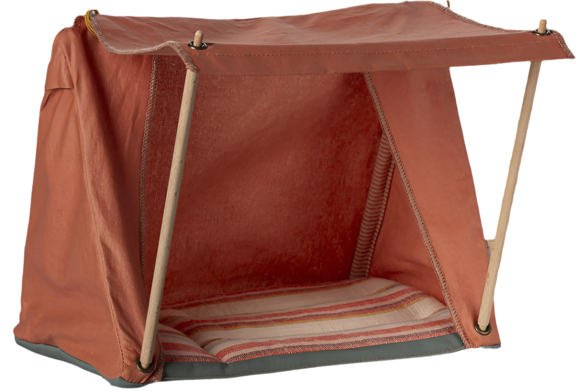 MAILEG MOUSE HAPPY CAMPER TENT - ORANGE - Little-ish