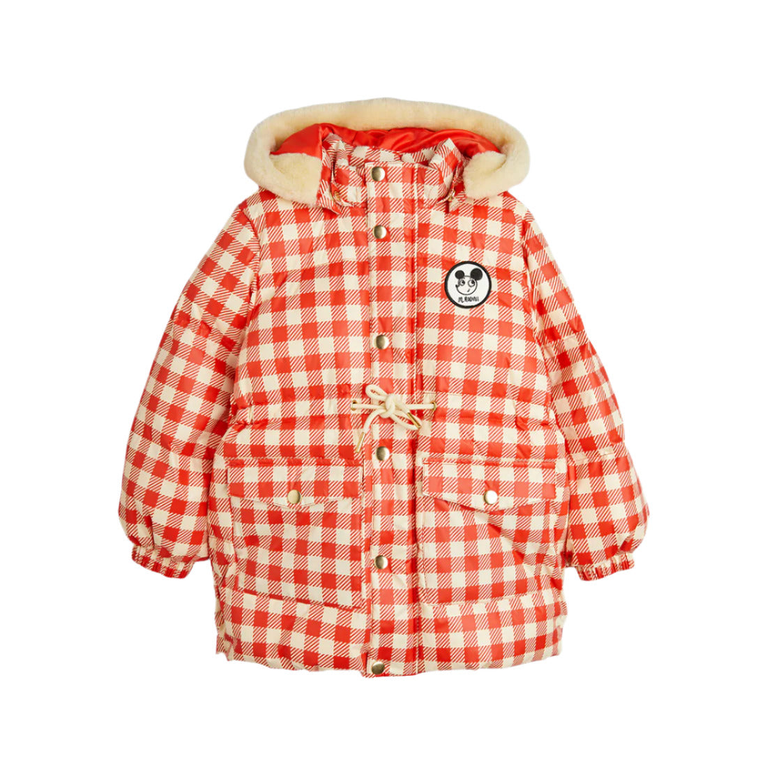 RITZRATZ PATCH GINGHAM HEAVY PUFFER COAT - Little-ish
