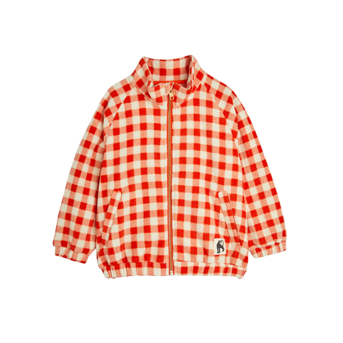 Red and white checkered jacket on a white background - Little-ish