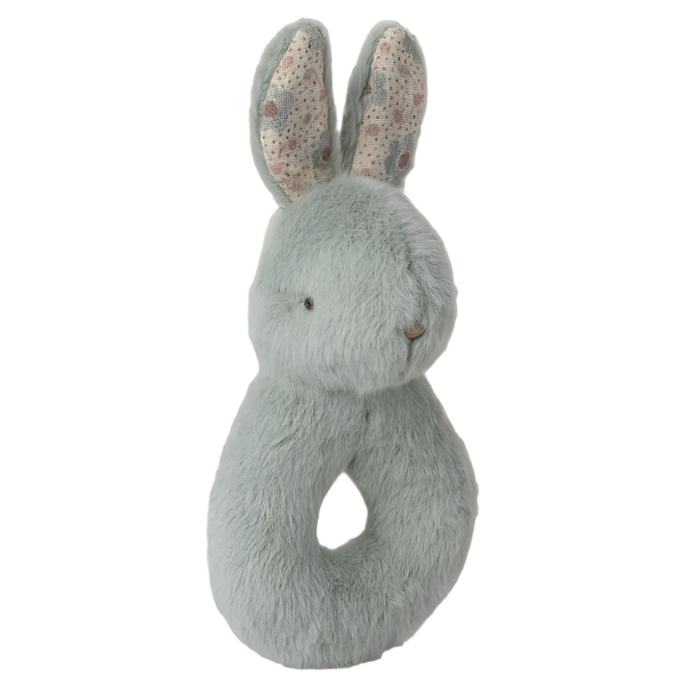 MAILEG RABBIT RATTLE SET - MINT - Little-ish