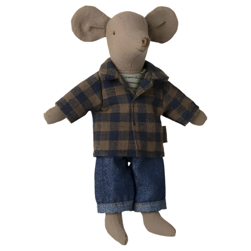 DAD MOUSE DOLL - LIGHT BROWN - Little-ish