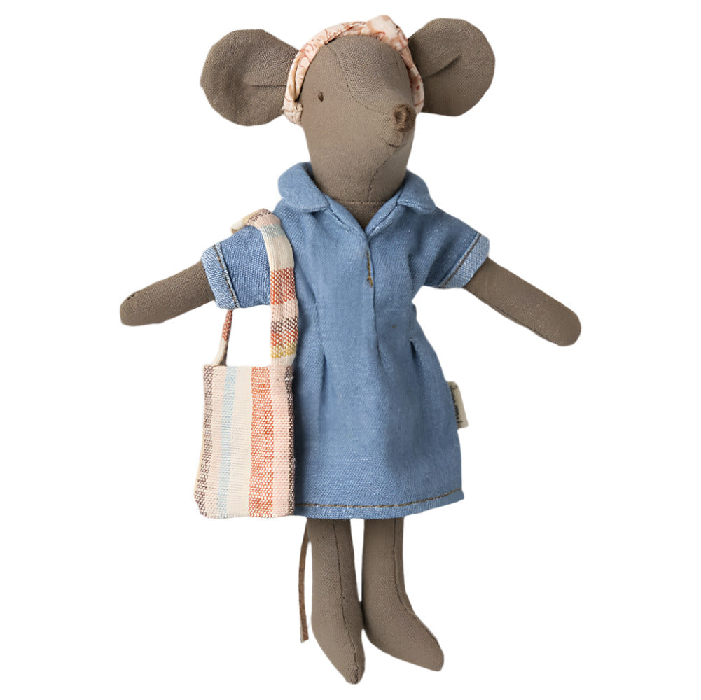 MAILEG DEMIN DRESS & BAG - MUM MOUSE - Little-ish