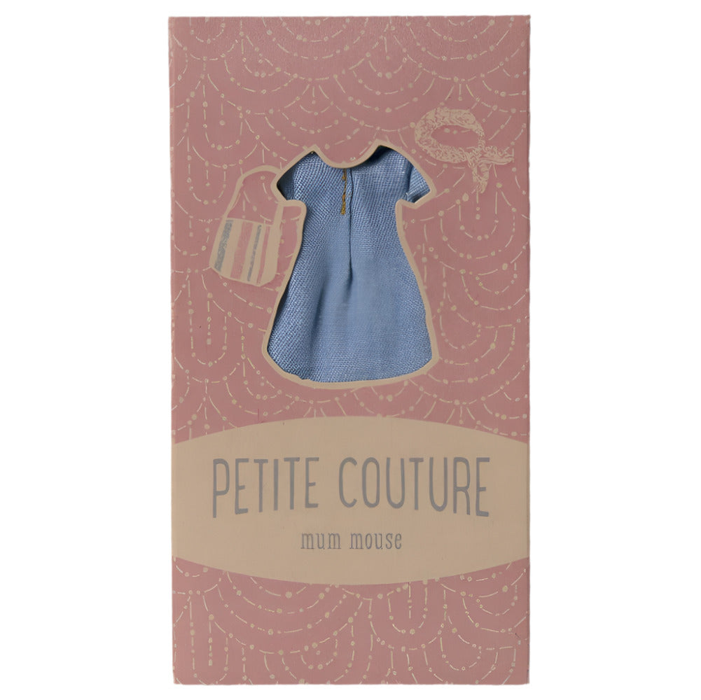 MAILEG DEMIN DRESS & BAG - MUM MOUSE