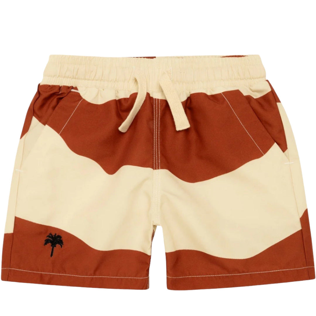 SWIM TRUNKS - AMBER DUNE - Little-ish