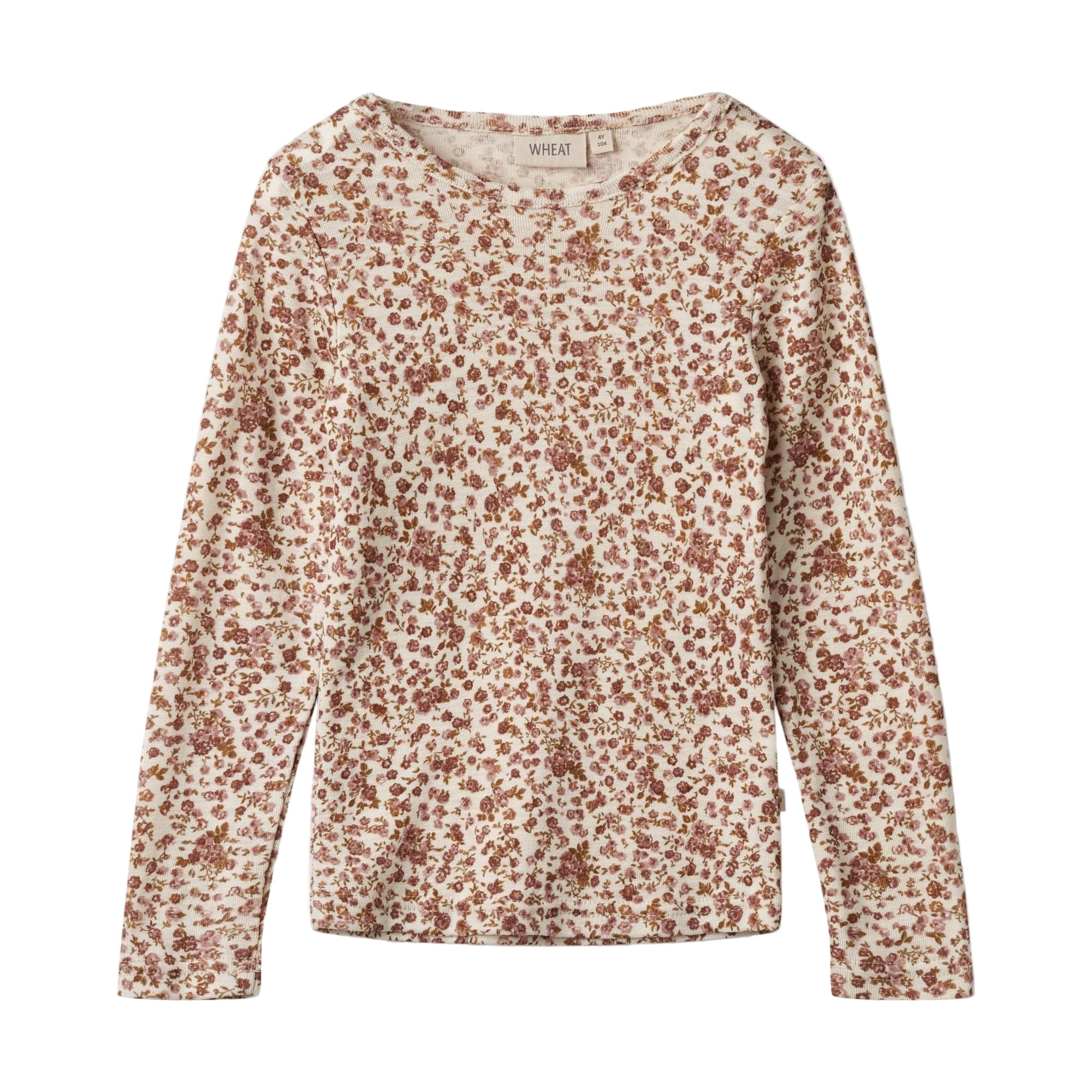 ALFIE WOOL LONG SLEEVE SHIRT - ROSE FLOWERS - Little-ish