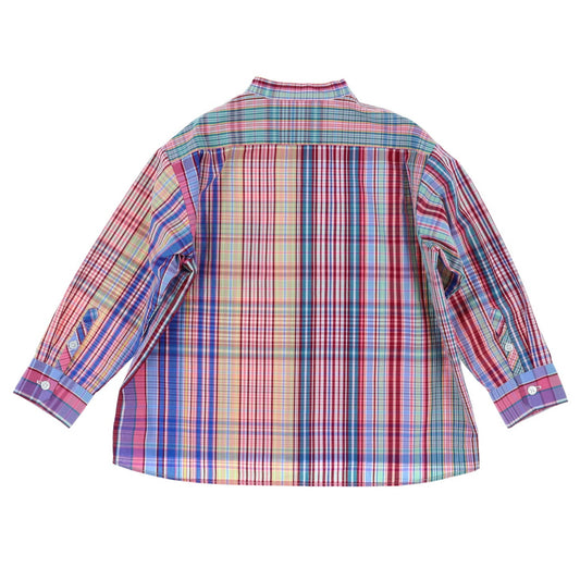 BIG PLAID TAB COLLAR SHIRT