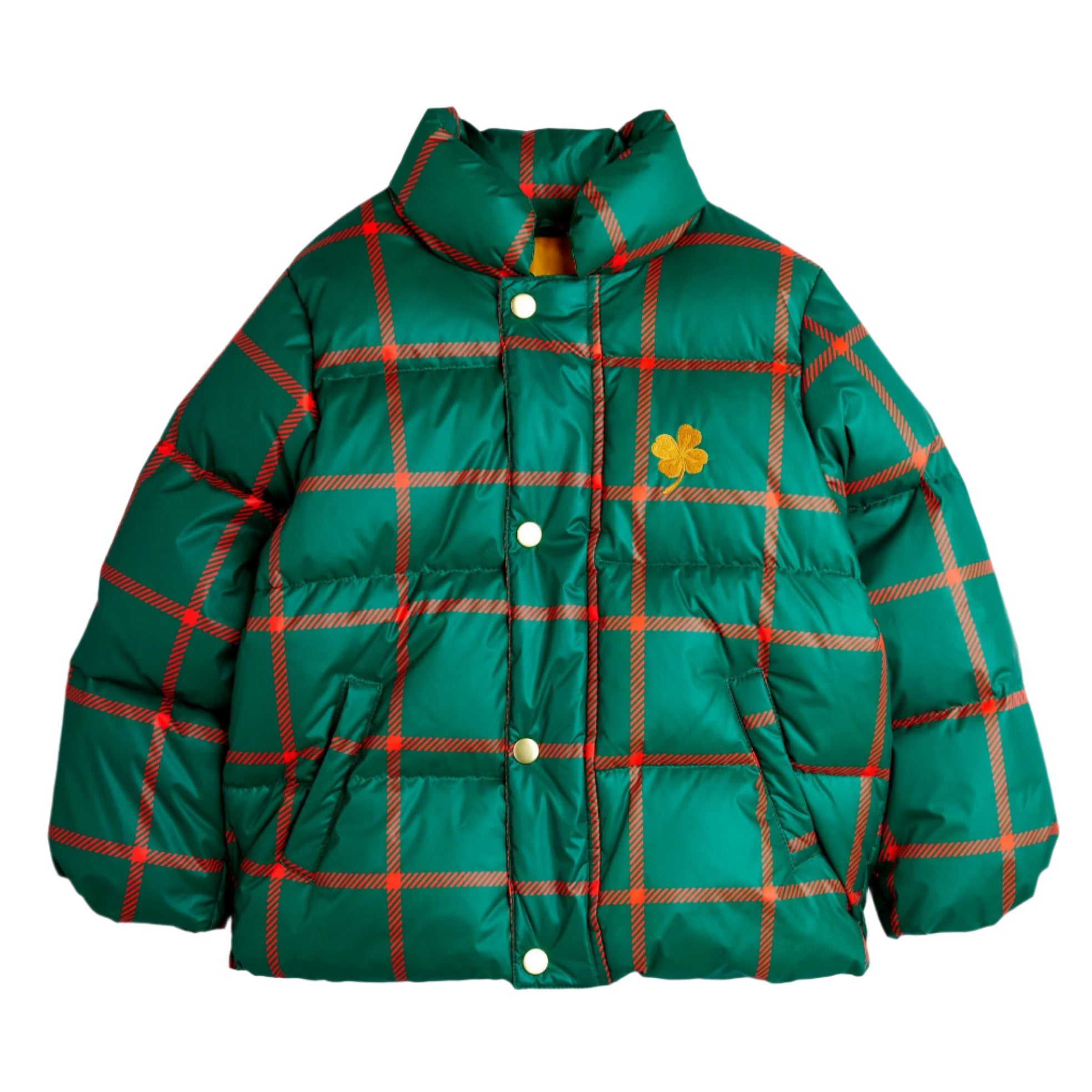 PLAID CITY PUFFER - Little-ish