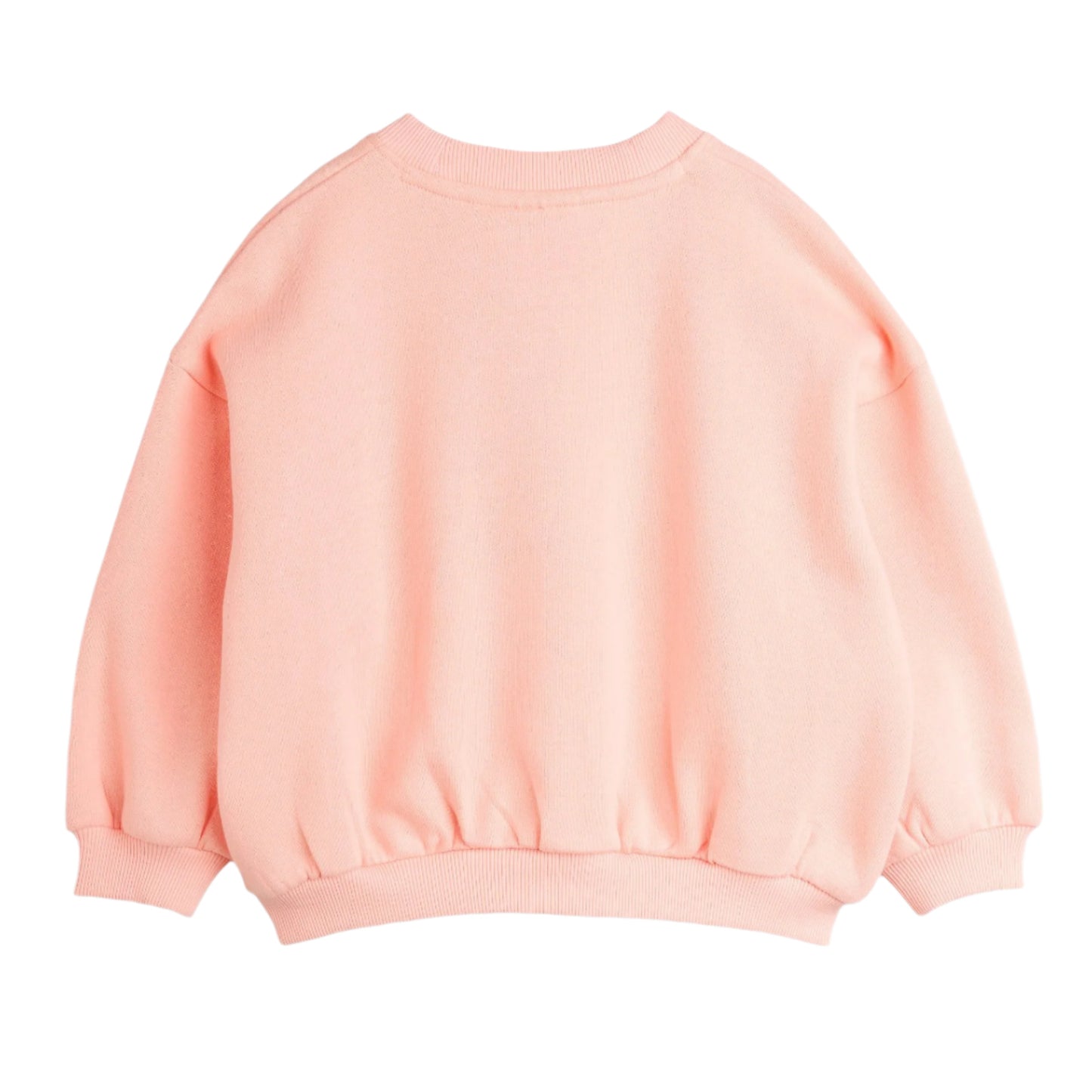 Light pink sweatshirt on a white background