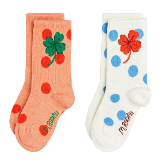 CLOVER POLKA DOTS 2-PACK SOCKS