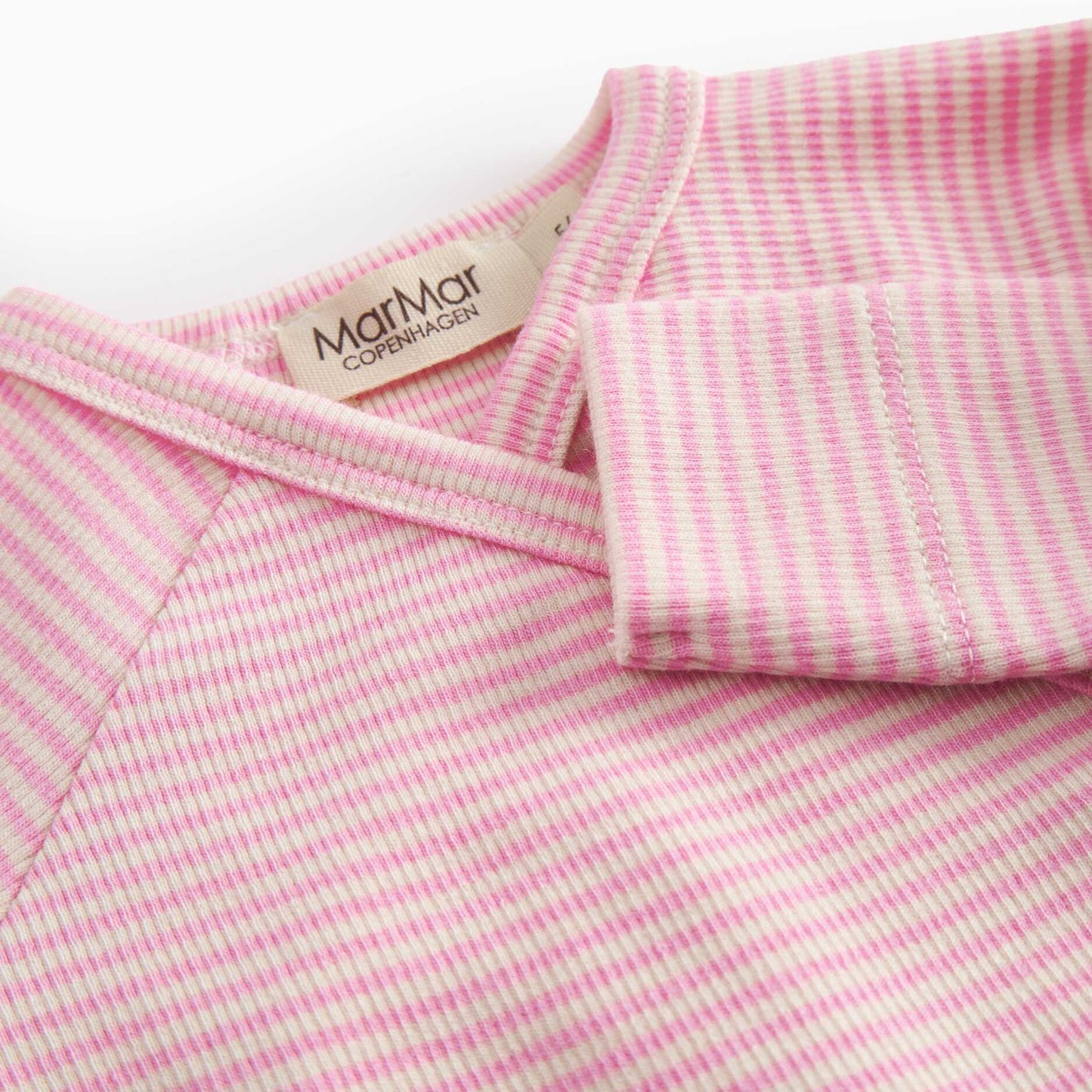 PINK STRIPE LONG SLEEVE ONESIE & PANT SET