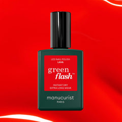 MANUCURIST GREEN FLASH™ GEL VARNISH - LAVA