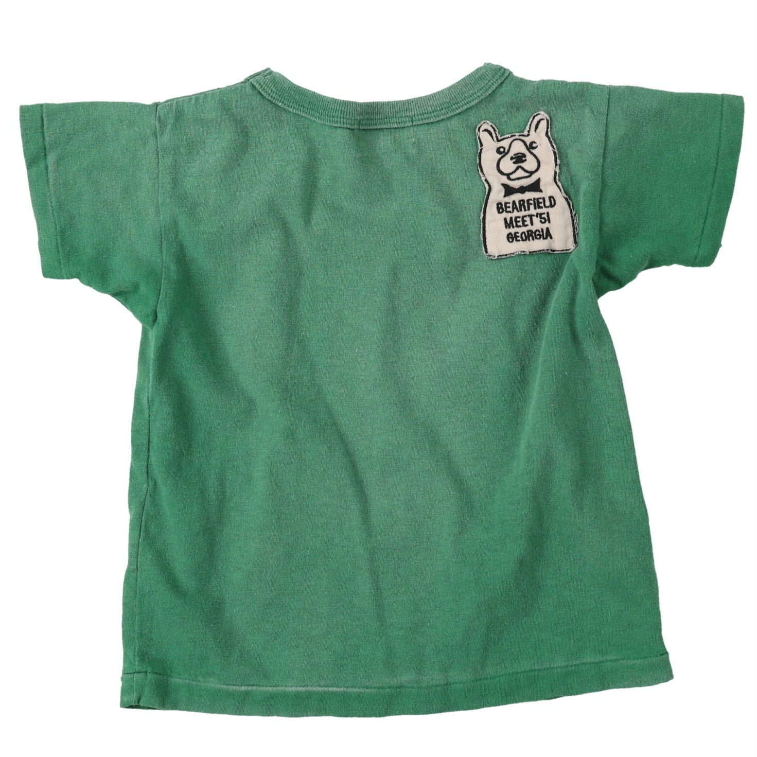 VINTAGE COTTON HONEYCOMB BEARHUG CAMP TEE - Little-ish