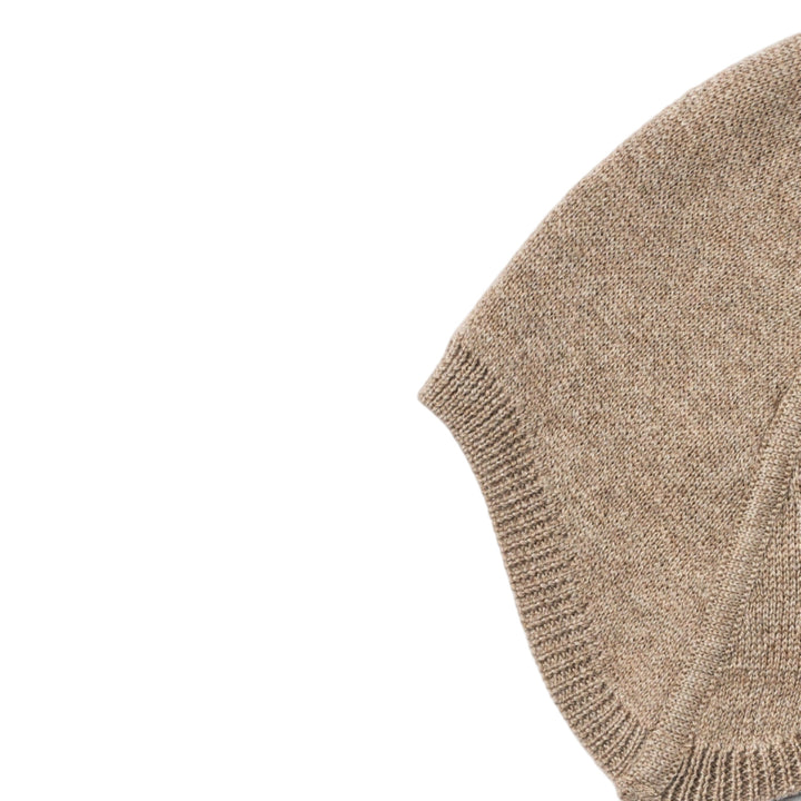 Wheat merino wool bonnet