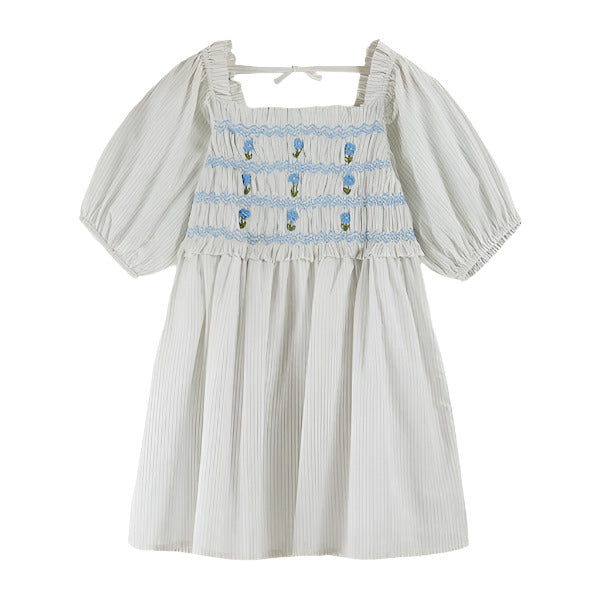 SMOCKED CEIL DRESS - Little-ish