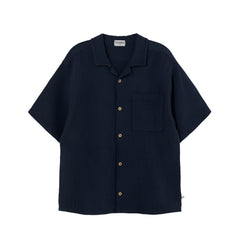ABEL NAVY GAUZE SHIRT