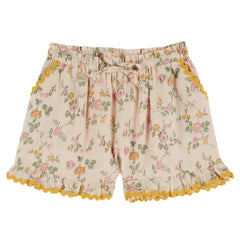 RUFFLED SHORTS - ROSIER