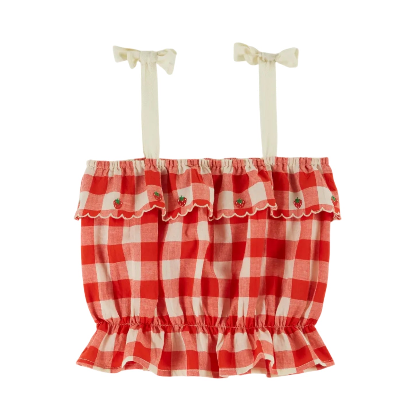 BRODEE CARREAU BLOSUE - VICHY RED