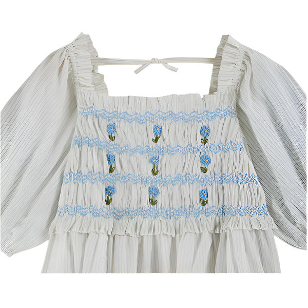 SMOCKED CEIL DRESS