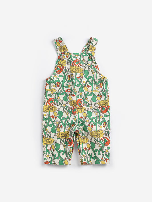 COLOR HERBALIST ALL OVER DUNGAREE OVERALLS
