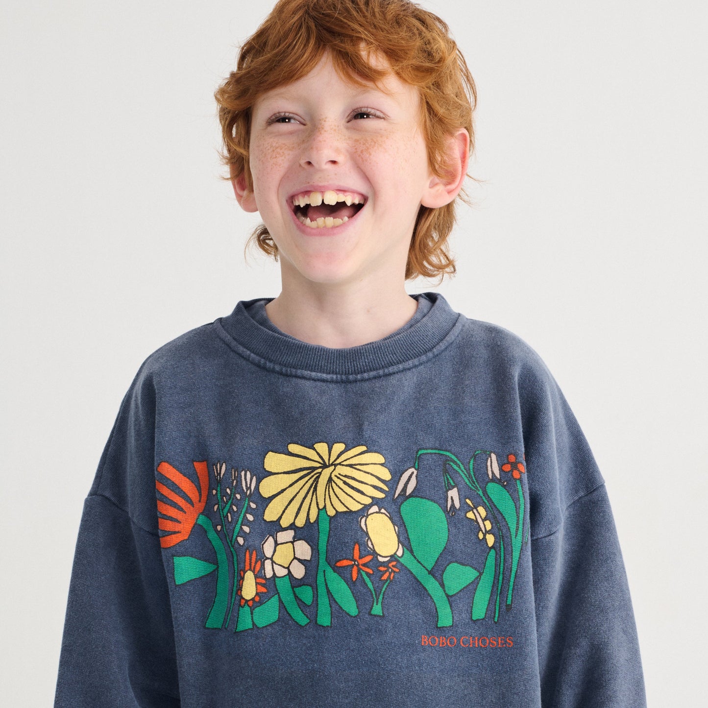 COLOR HERBALIST NAVY SWEATSHIRT
