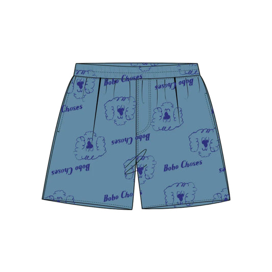 PICKLES THE DOG DENIM SHORTS