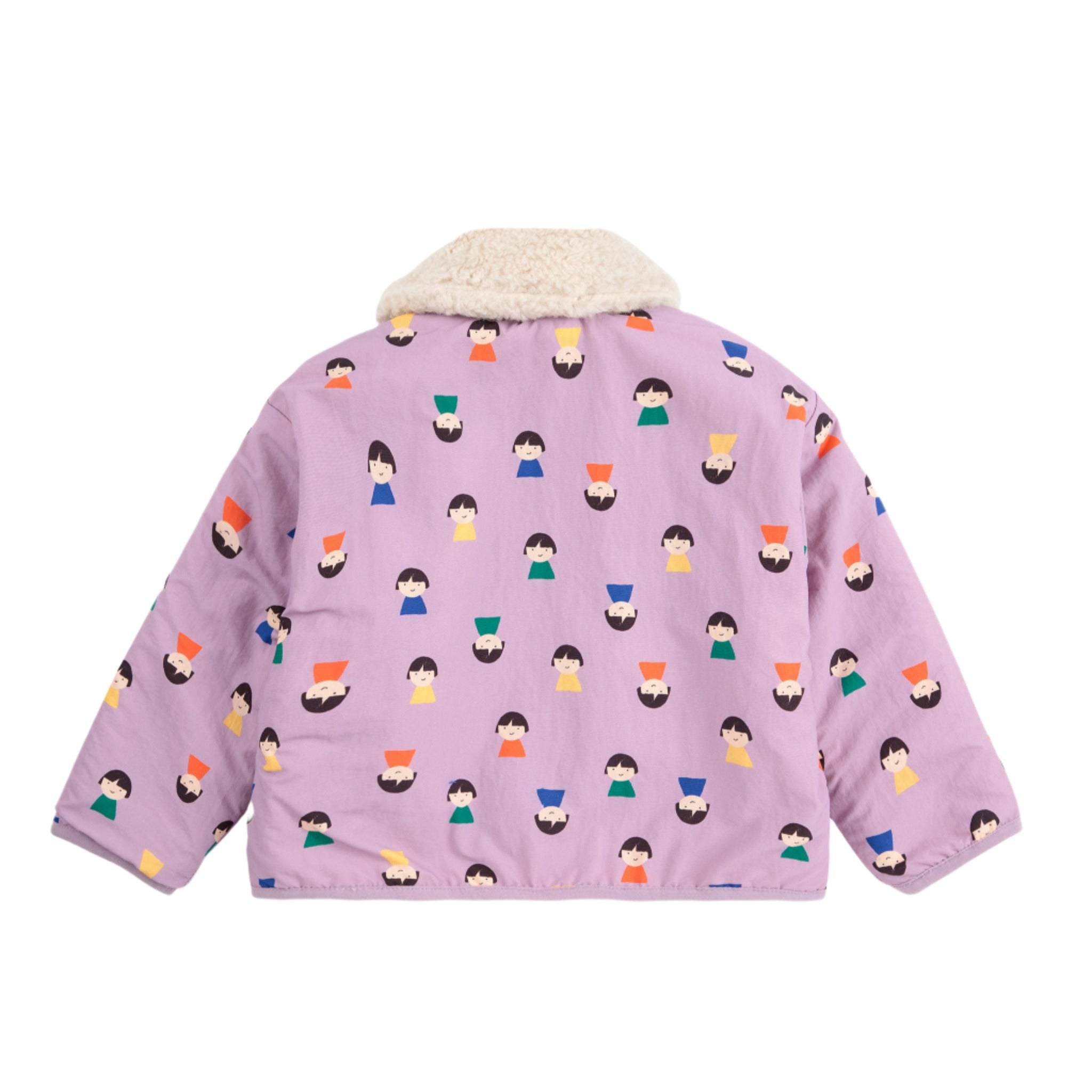 GAME PAWN ALL OVER REVESIBLE SHEEPSKIN JACKET - Little-ish