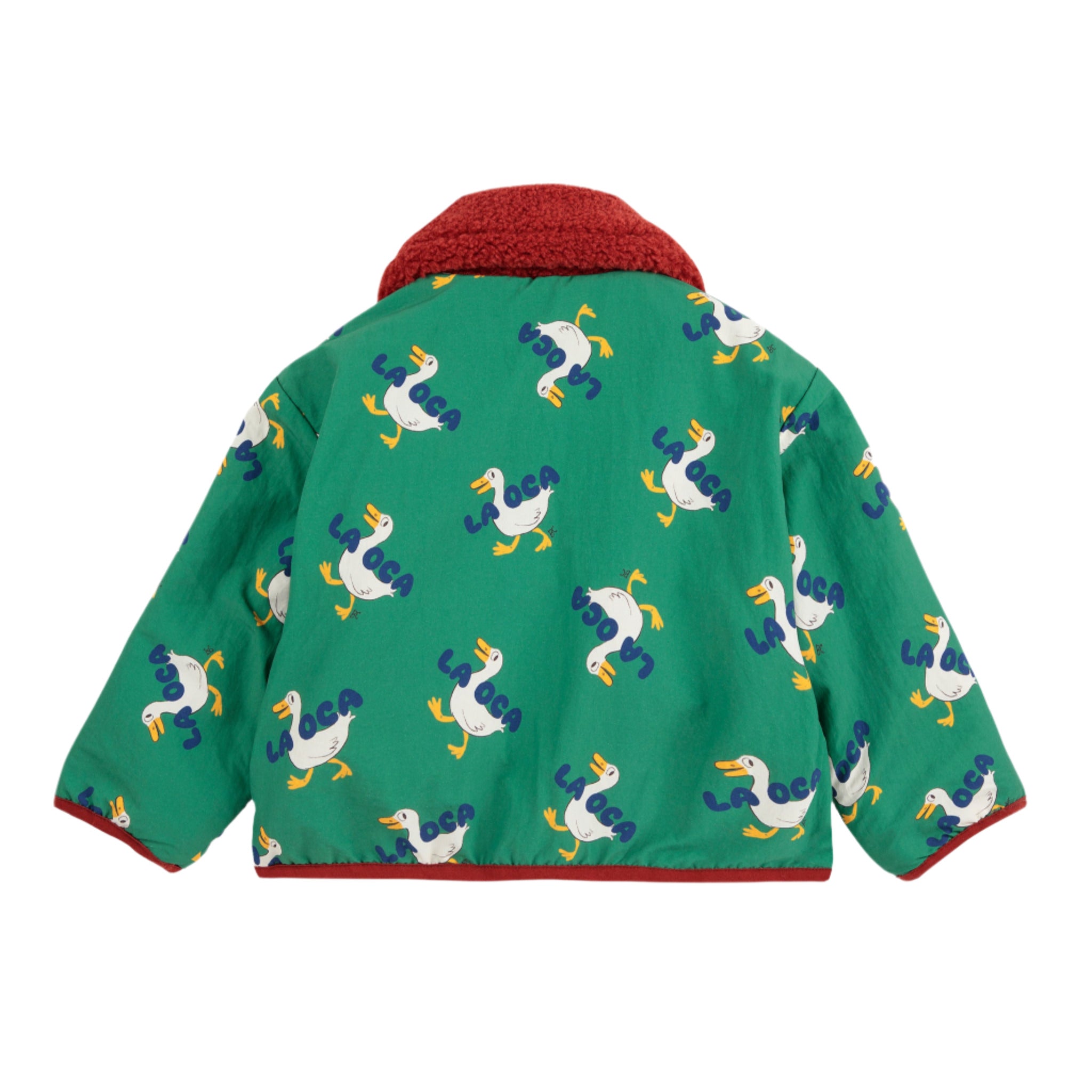 LA OCA ALL OVER REVESIBLE SHEEPSKIN JACKET - Little-ish