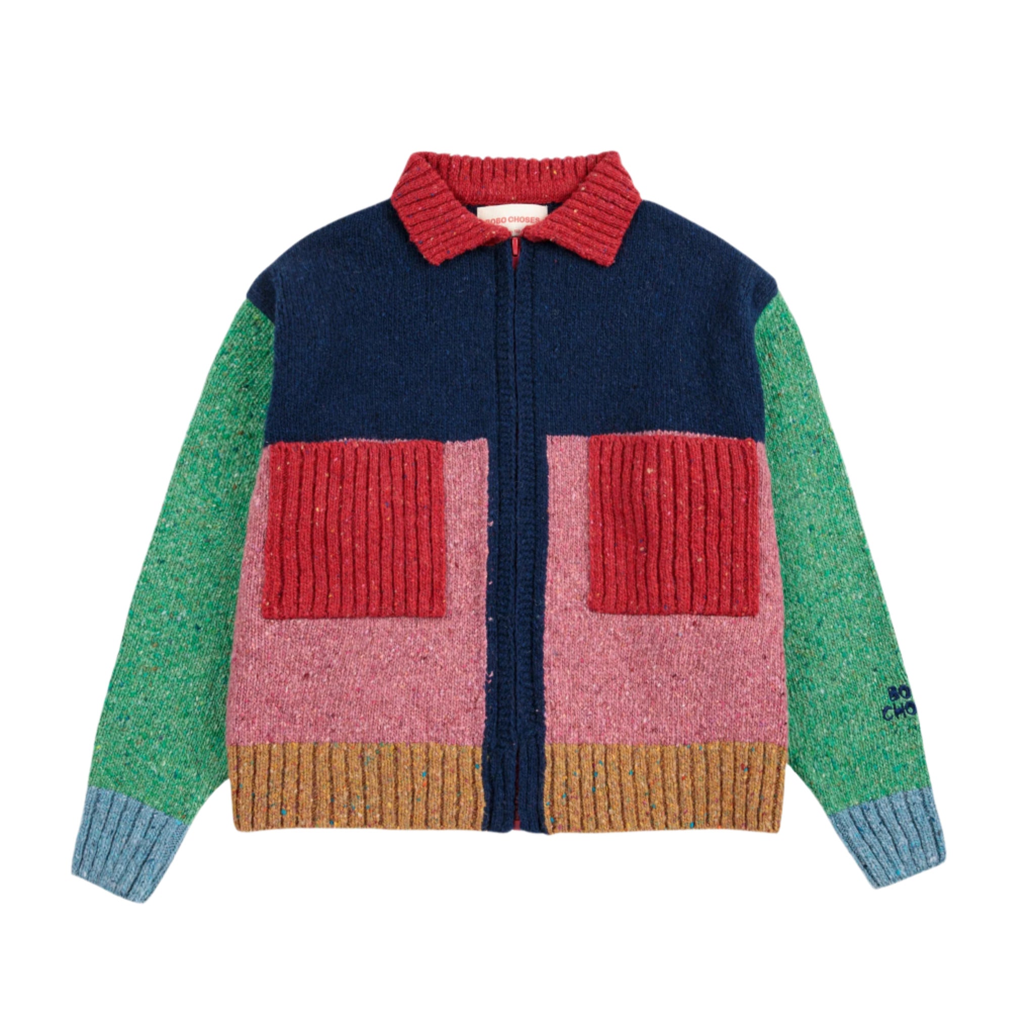 BOBO CHOSES COLOR BLOCK CARDIGAN - Little-ish