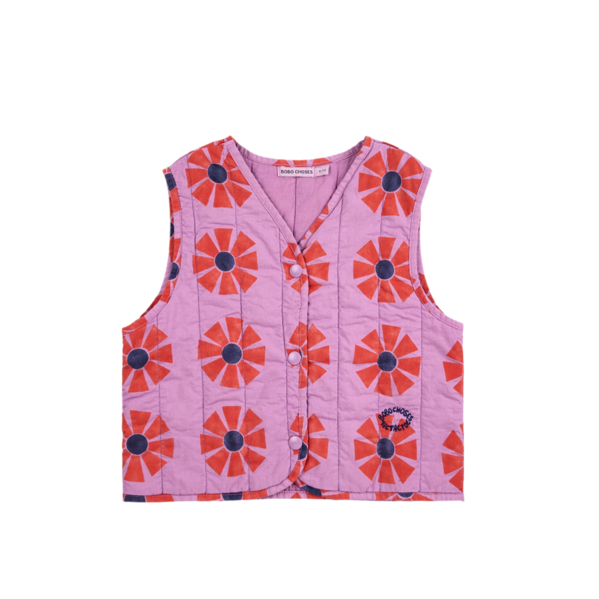 KALEIDOSCOPE ALL OVER QUILTED VEST - Little-ish
