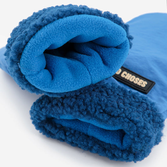 BOBO CHOSES BI COLOR MITTENS - BLUE