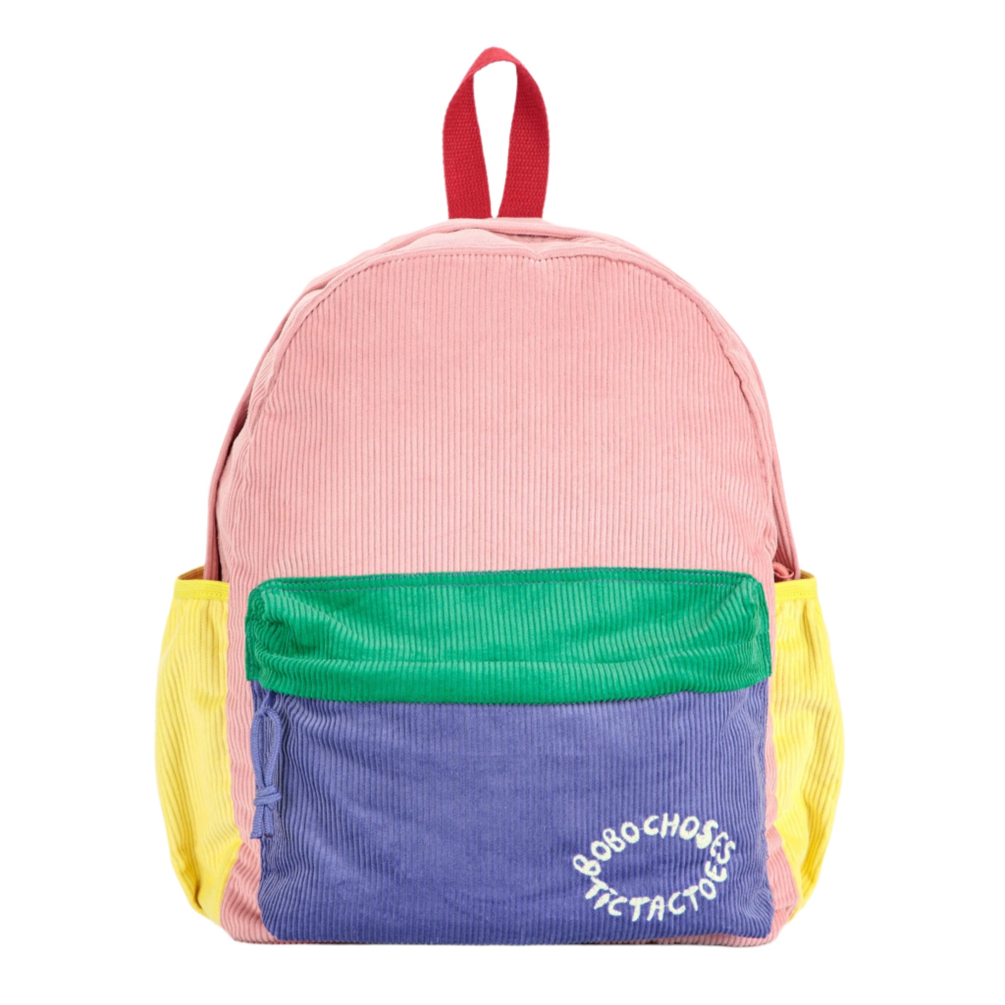 TIC TAC TOE COLOR BLOCK CORDUROY BACKPACK - Little-ish