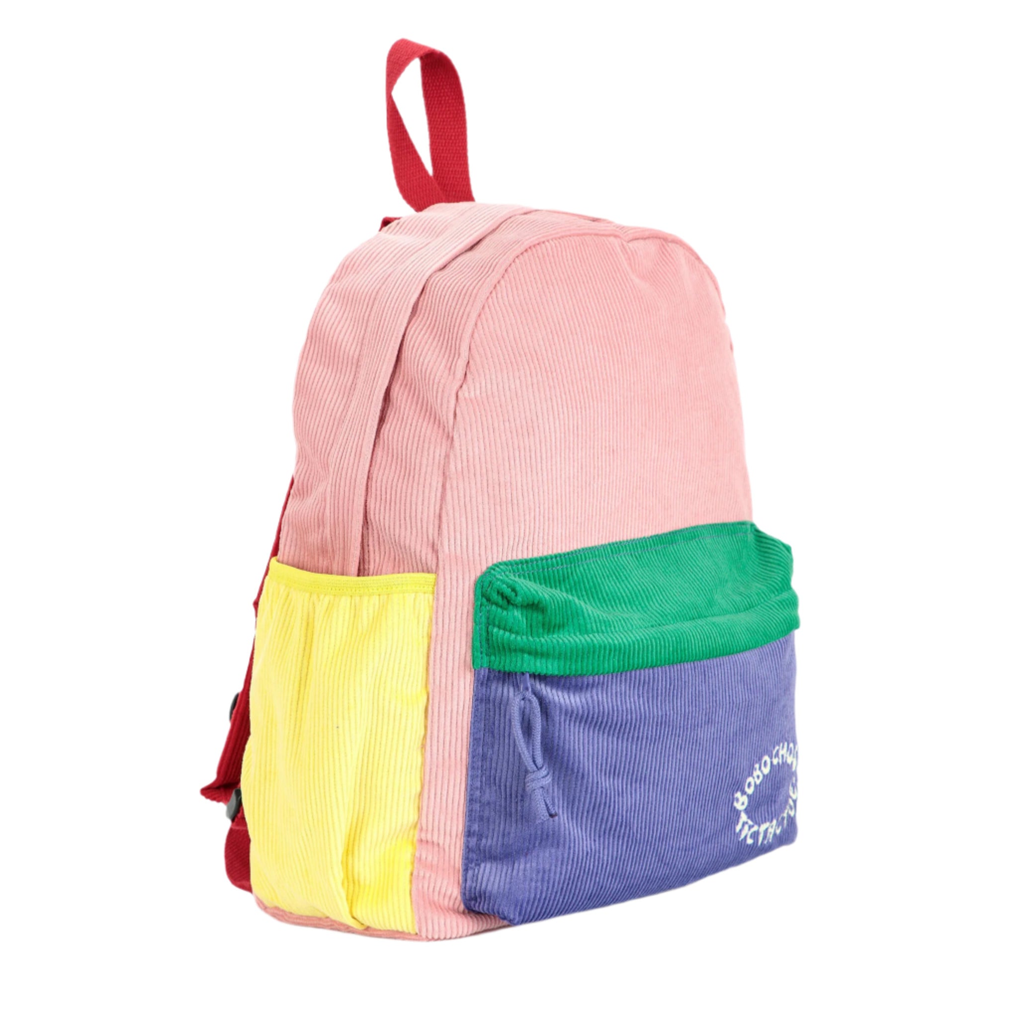 TIC TAC TOE COLOR BLOCK CORDUROY BACKPACK - Little-ish