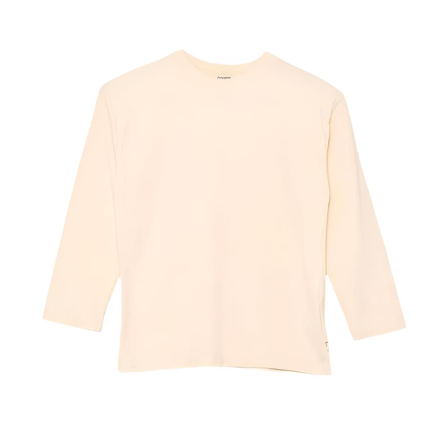 LONG SLEEVE ORGANIC TEE - IVORY - Little-ish