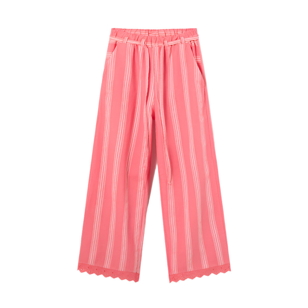 BELLA CONFETTI PINK STRIPE PANT - Little-ish