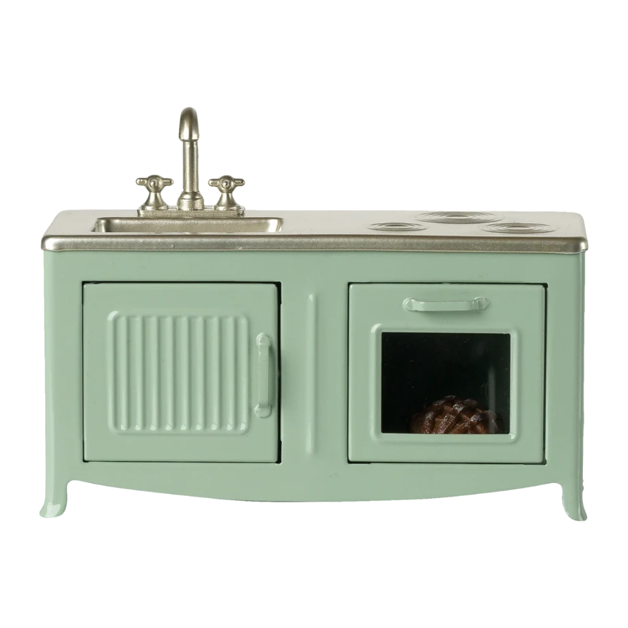 MOUSE KITCHEN STOVE - MINT